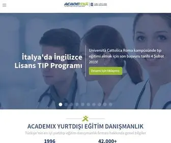 Academix.com.tr(Yurtdışı Eğitim) Screenshot