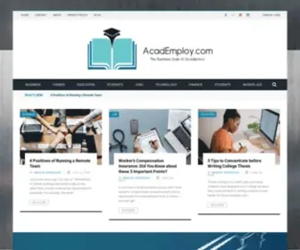 Academploy.com(AcadEmploy) Screenshot