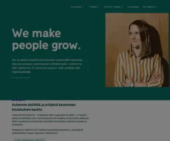 Academy.fi(We make people grow) Screenshot