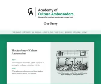 Academycultureambassadors.com(Academy of Culture Ambassadors) Screenshot