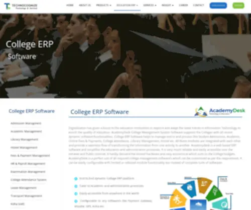 Academydesk.com(Education ERP software) Screenshot
