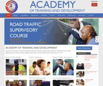 Academyec.co.za(Academy of Training and Development) Screenshot