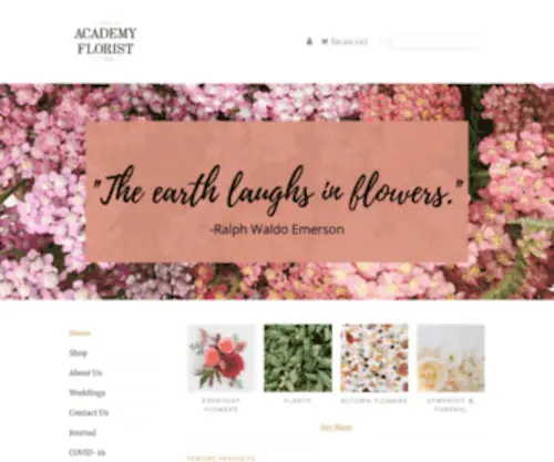 Academyflorist.com(Academy Florist) Screenshot