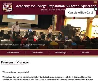 Academyforcollegeprep.com(Academy for College Prep & Career Exploration) Screenshot