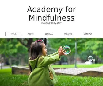Academyformindfulness.org(Chris Smith) Screenshot