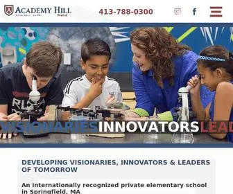 Academyhill.org(Developing Visionaries) Screenshot