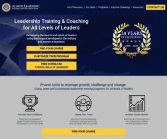 Academyleadership.com(Academy Leadership) Screenshot