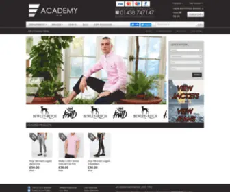 Academymenswear.co.uk(Mens Designer Fashion UK) Screenshot
