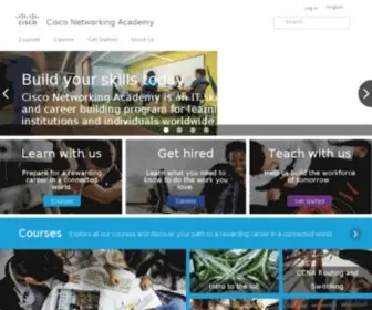Academynetspace.com(Cisco Networking Academy) Screenshot