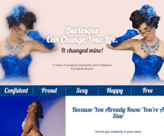 Academyofburlesque.online(Burlesque Can Change Your Life) Screenshot