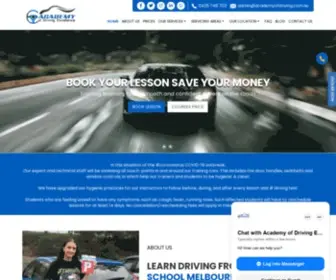 Academyofdriving.com.au(Driving School Melbourne) Screenshot