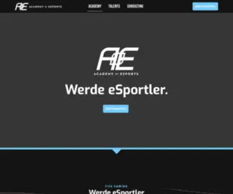 Academyofesports.com(Academy of eSports) Screenshot