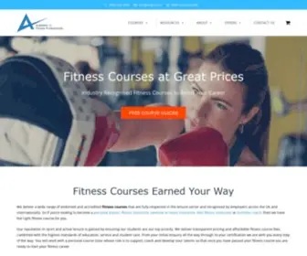 Academyoffitnessprofessionals.com(Fitness Courses) Screenshot