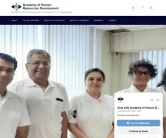 Academyofhrd.org(Academy of Human Resource Development) Screenshot