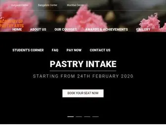 Academyofpastryartsindia.com(Best Culinary Arts School In India) Screenshot