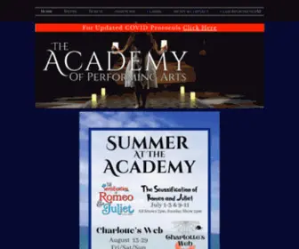 Academyplayhouse.org(Academy of Performing Arts) Screenshot