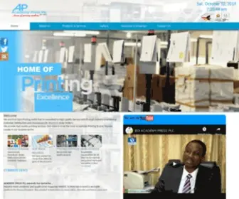 Academypress-PLC.com(Academy Press Plc) Screenshot