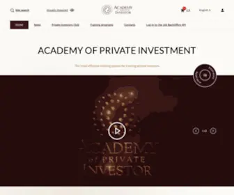 Academyprivateinvestment.com(Академия Частного Инвестора) Screenshot