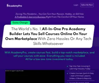 Academypro.co(AcademyPro Post Launch) Screenshot