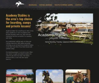 Academystables.com(Boarding, Lessons, Parties) Screenshot