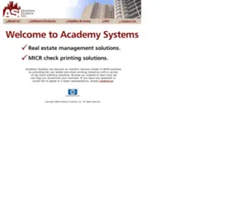 Academysystems.com(Academy Systems) Screenshot