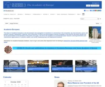 Acadeuro.org(Academy of Europe) Screenshot