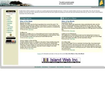 Acadiaguide.com(Acadia Visitor Online) Screenshot