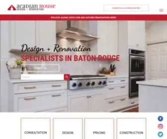 Acadianhousedr.com(Acadian House Design & Renovation) Screenshot