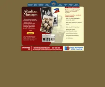 Acadianmuseum.com(The Acadian Museum in Erath) Screenshot