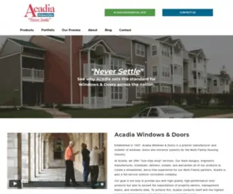 Acadiawindows.com(Acadiawindows) Screenshot