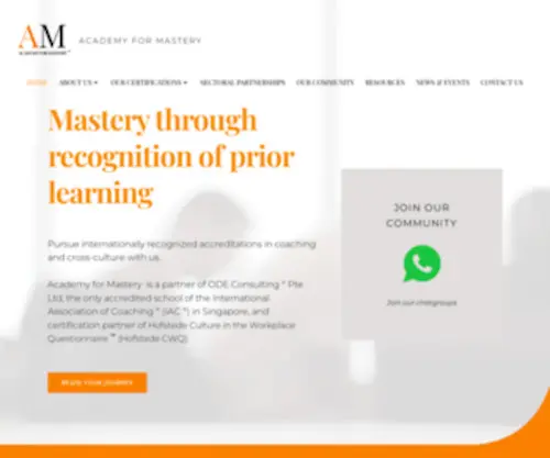 Acadmastery.com(Acadmastery) Screenshot