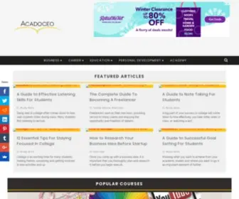 Acadoceo.com(Business) Screenshot