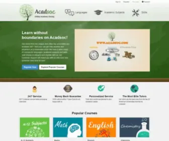 Acadsoc.com(Acadsoc 在线学习) Screenshot