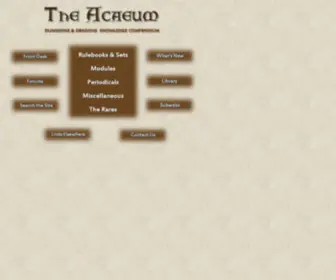 Acaeum.com(The Acaeum) Screenshot
