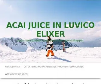 Acai-Juice.nl(Antioxidanten vitamines mineralen) Screenshot