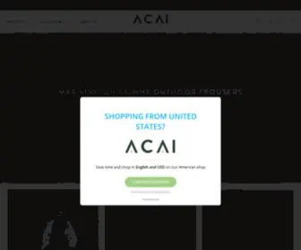 Acaiactivewear.com(Acaiactivewear) Screenshot