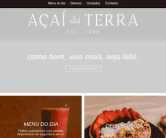 Acaidaterra.com.br(Açaí) Screenshot