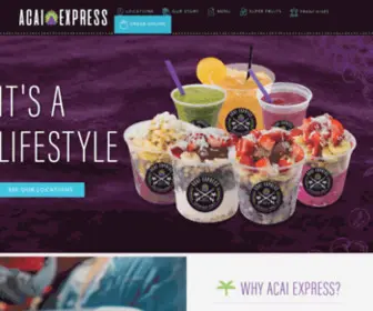 Acaiexpress.com(The best tasting) Screenshot