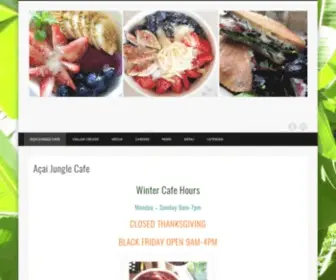 Acaijunglebowls.com(Acai Bowls in Burbank) Screenshot