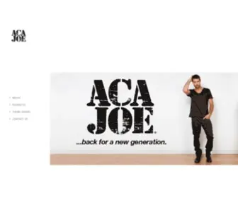 Acajoe.com(ACA JOE) Screenshot