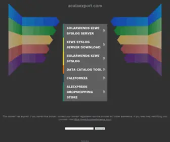 Acalaexport.com(acalaexport) Screenshot