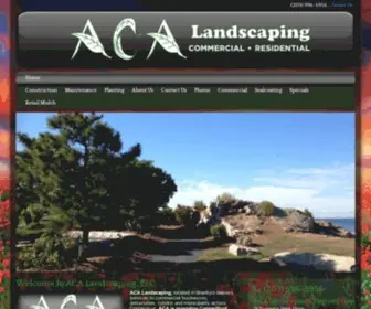 Acalandscapingct.com(ACA Landscaping) Screenshot