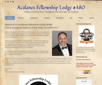 Acalanesfellowshiplodge.com(Acalanes Fellowship Lodge #480) Screenshot