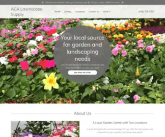 Acalawnscapes.com(ACA Lawnscape Supply) Screenshot