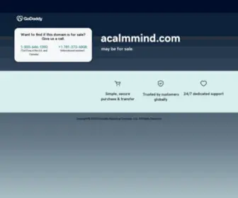 Acalmmind.com(Acalmmind) Screenshot