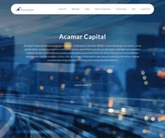 Acamarcapital.com(Acamar Capital) Screenshot