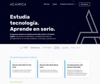 Acamica.com(Acámica) Screenshot