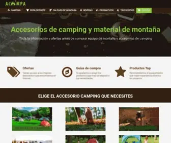 Acampatutienda.com(▶ Accesorios Camping y Montaña) Screenshot