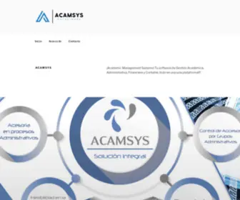 Acamsys.com(Sistema) Screenshot
