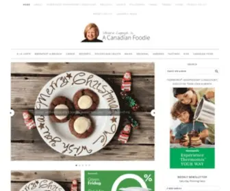 Acanadianfoodie.com(A Canadian Food Blogger) Screenshot